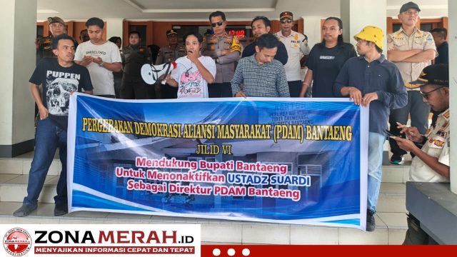 PDAM Bantaeng Kembali Gelar Aksi Jilid VI, Tolak Suwardi Menjabat Lagi sebagai Direktur PDAM Bantaeng