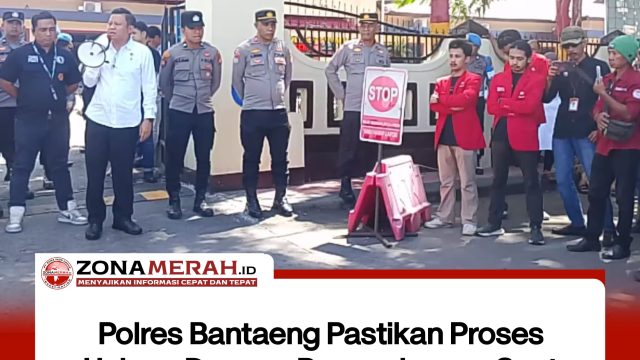 Polres Bantaeng Pastikan Proses Hukum Dugaan Penganiayaan Saat Aksi Demonstrasi Berjalan