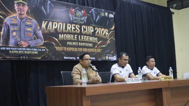 Rangkaian Hari Bhayangkara Ke-80, Kapolres Bantaeng Resmi Buka Turnamen Esports Mobile Legends Piala Kapolres Cup
