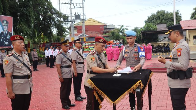 Polres Bantaeng Gelar Sertijab Tiga Pejabat Utama, Kapolres Tekankan Profesionalisme dan Pelayanan Humanis