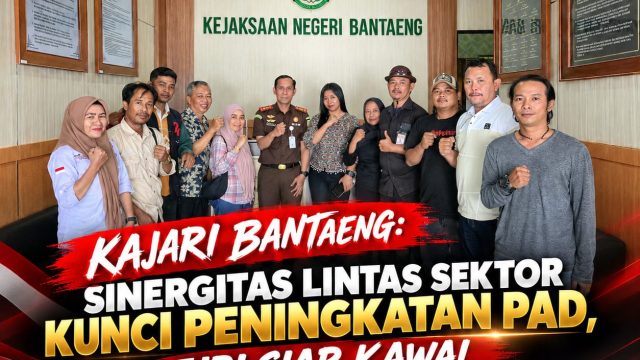 Kajari Bantaeng: Sinergitas Lintas Sektor Kunci Peningkatan PAD, FJRI Siap Kawal